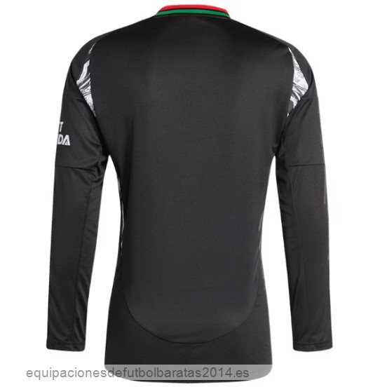 Nuevo Tailandia 2ª Manga Larga Arsenal 24/25 Negro Baratas